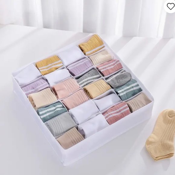24 Grids Home Foldable & Washable Closet Organizer Grey - Picture 7 of 13